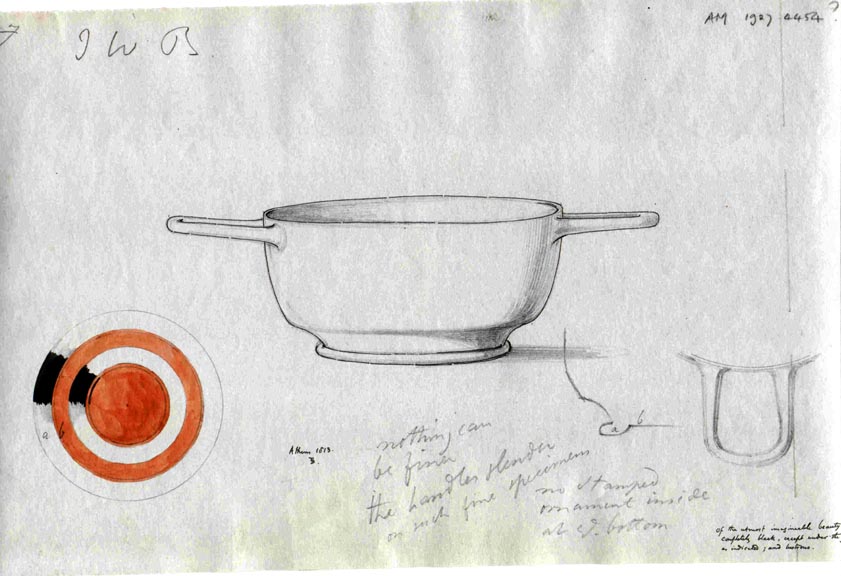 (AM 1927 4454, maybe) Sketch of black pot